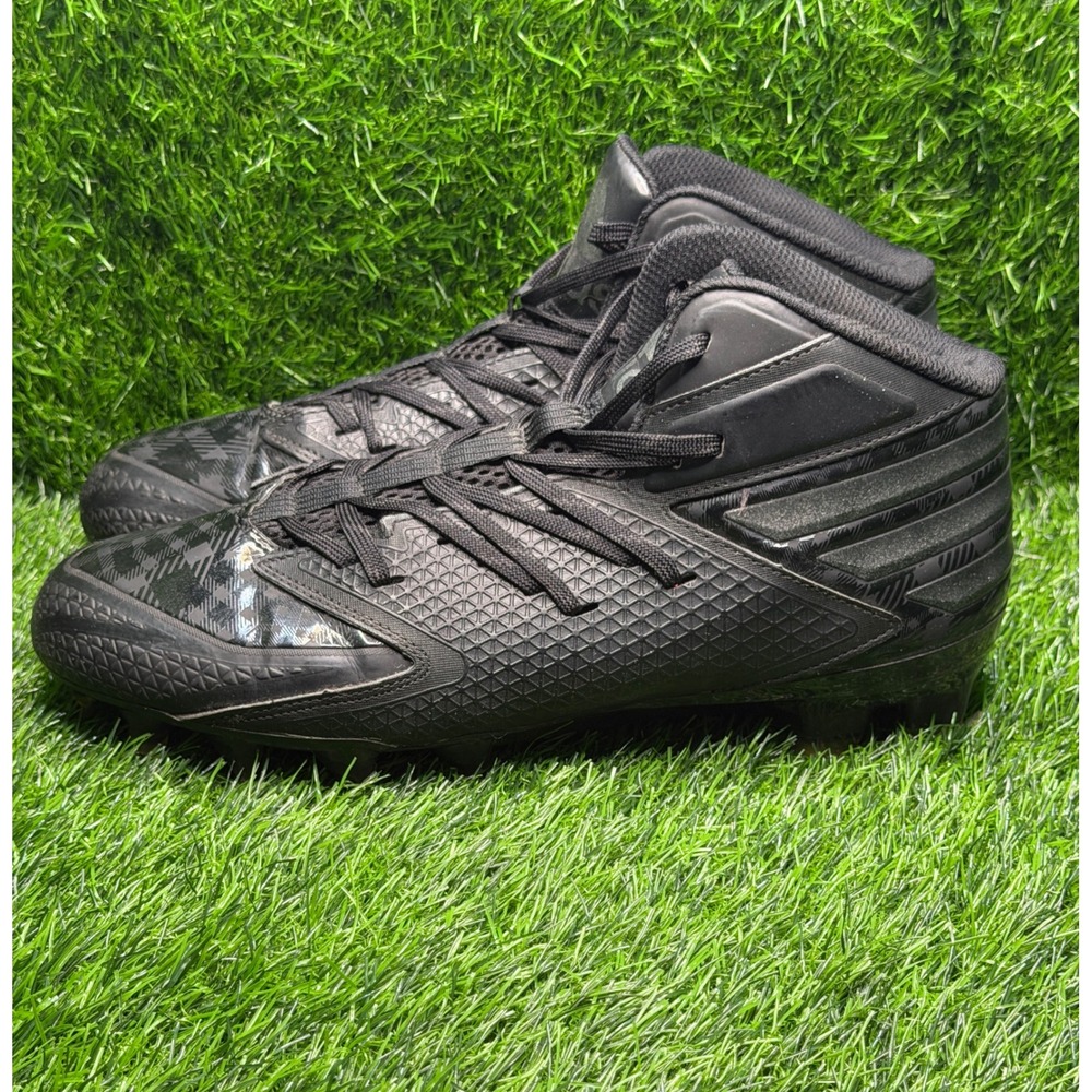 Adidas Freak x Kevlar Mid Football Cleats Mens size 10 Black Q16058 Cleats